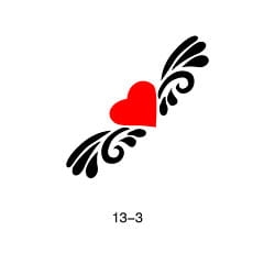 Disegno per glitter tattoo Fengda 13-03