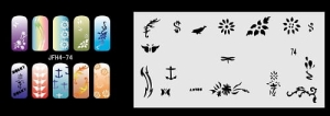 Disegno per le unghie (aerografo nail art) Fengda JFH04-074