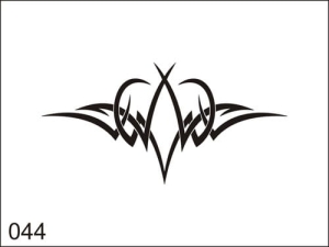 Disegno di tatuaggio aerografo M044