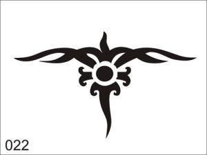 Disegno di tatuaggio aerografo V022