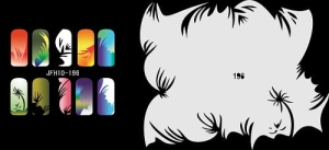 Disegno per le unghie (aerografo nail art) Fengda JFH10-196