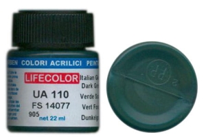 Colore LifeColor UA110 mimetic dark green