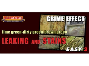 Kit aerografo di colori camouflage LifeColor MS11 GRIME EFFECT