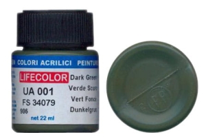 Colore LifeColor UA001 mimetic dark green