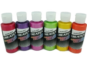 Createx Pearl Sampler Airbrush Set