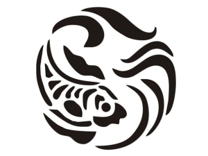 Disegno di tatuaggio aerografo V059