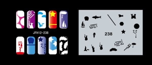 Disegno per le unghie (aerografo nail art) Fengda JFH12-238