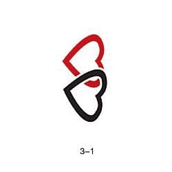 Disegno per glitter tattoo Fengda 03-01