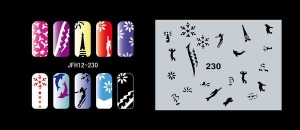 Disegno per le unghie (aerografo nail art) Fengda JFH12-230