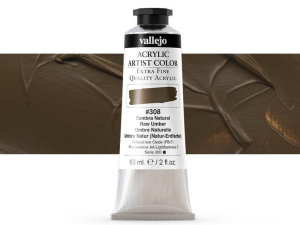 Vallejo Acrylic Artist Color 16308 Raw Umber (60ml)