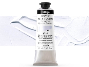 Vallejo Acrylic Artist Color 16314 Titanium White Anatase (60ml)