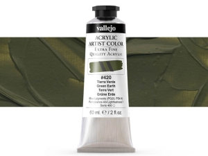 Vallejo Acrylic Artist Color 16420 Green Earth (60ml)