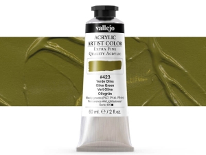 Vallejo Acrylic Artist Color 16423 Olive Green (60ml)