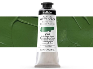 Vallejo Acrylic Artist Color 16508 Chromium Oxide Green (60ml)