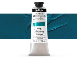 Vallejo Acrylic Artist Color 16604 Cobalt Turquoise (60ml)