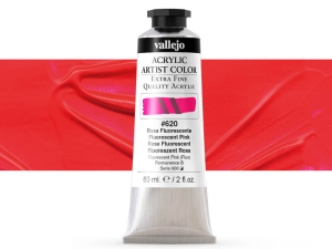 Vallejo Acrylic Artist Color 16620 Fluorescent Pink (60ml)