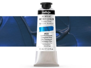 Vallejo Acrylic Artist Color 16622 Fluorescent Blue (60ml)