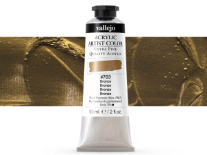 Vallejo Acrylic Artist Color 16703 Bronze (Iridescent) (60ml)