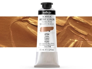 Vallejo Acrylic Artist Color 16704 Copper (60ml)