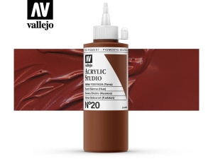 Vallejo Acrylic Studio 22020 Burnt Sienna (Hue) (200ml)