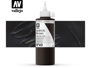 Vallejo Acrylic Studio 22049 Van Dyck Brown (200ml)