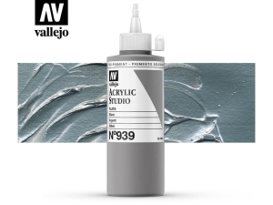 Vallejo Acrylic Studio 22939 Metallic Silver (200ml)