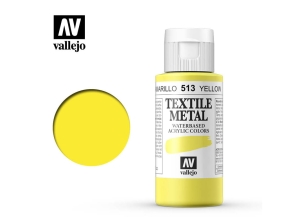 Vallejo Textile Color 40513 Metallic Yellow (60ml)