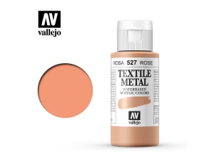 Vallejo Textile Color 40527 Metallic Rose (60ml)