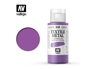 Vallejo Textile Color 40536 Metallic Violet (60ml)