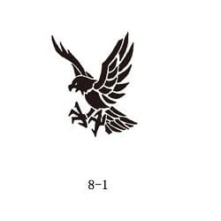 Disegno per glitter tattoo Fengda 08-01