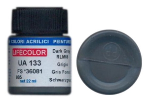 Colore LifeColor UA133 mimetic dark grey rim 66