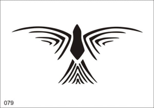 Disegno di tatuaggio aerografo V079