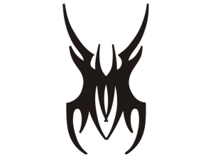 Disegno di tatuaggio aerografo V030