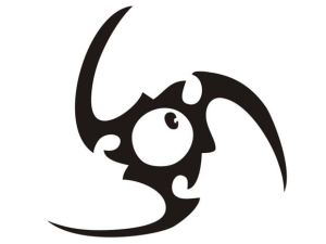 Disegno di tatuaggio aerografo V025