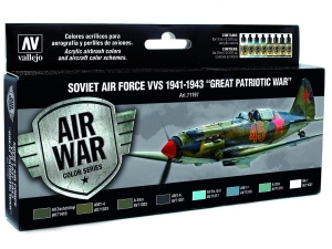 Vallejo Model Air Soviet Set 71197 1941 To 1943 - Great Patriotic War (8)