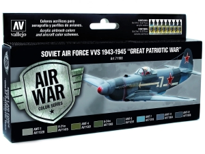 Vallejo Model Air Soviet Set 71198 1943 To 1945 - Great Patriotic War (8)