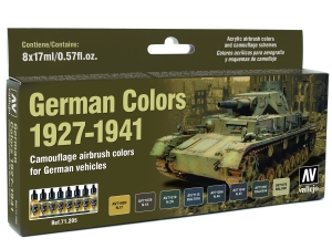 Vallejo Model Air AFV Set 71205 German WWII Colors 1927-1941 (8)