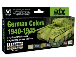 Vallejo Model Air AFV Set 71206 German WWII Colors 1940-1945 (8)