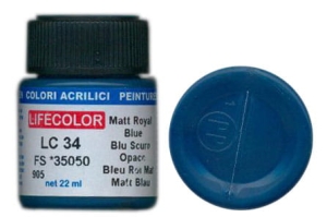 Colore LifeColor LC34 basic matt royal blue