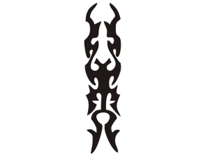 Disegno di tatuaggio aerografo V076