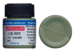 Colore LifeColor UA003 mimetic olive drab