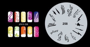 Disegno per le unghie (aerografo nail art) Fengda JFH13-258
