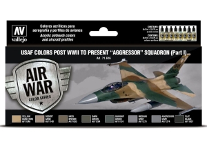 Vallejo Model Air 8 color set 71616 USAF colors post WWII to present Aggressor Squadron Part I (8)
