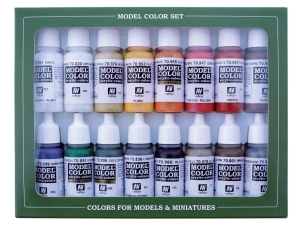 Vallejo Model Color 16 color Set 70149 Napoleonic Colors French & British 1789-1815 (16)