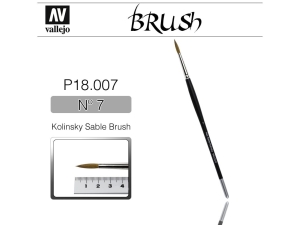 Vallejo Brush P18007 Kolisnky Sable Brush No.7