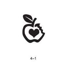 Disegno per glitter tattoo Fengda 04-01