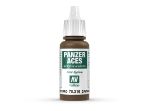 Vallejo Panzer Aces 70316 Dark Mud (17ml)