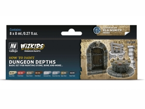Wizkids Premium set by Vallejo: 80251 Dungeon Dephts