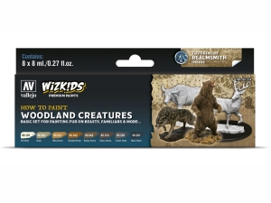 Wizkids Premium set by Vallejo: 80254 Woodland creatures