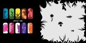 Disegno per le unghie (aerografo nail art) Fengda JFH10-199